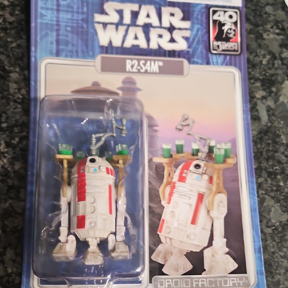 Star Wars R2-S4M Droid Factory Figure - White, Red, and Green